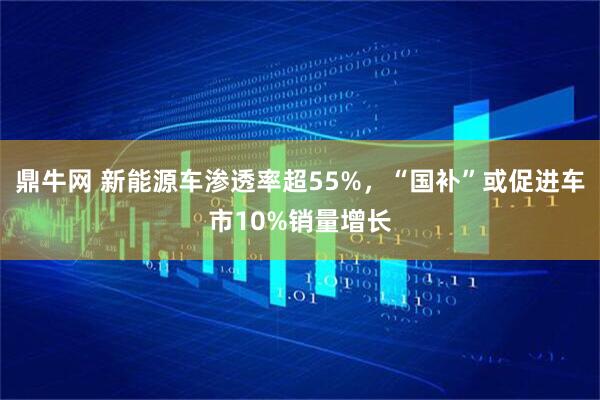 鼎牛网 新能源车渗透率超55%，“国补”或促进车市10%销量增长